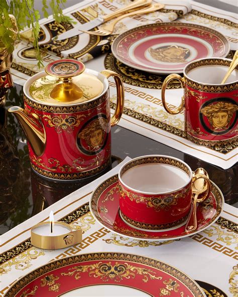 versace medusa tea set|Medusa Red Tea Set .